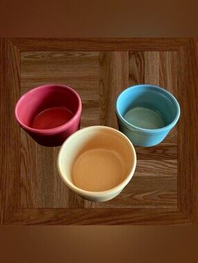 HD DESIGNS HARVEST COLLECTION BY SEWING DOWN SOUTH CERAMIC RAMEKINS SET OF 3